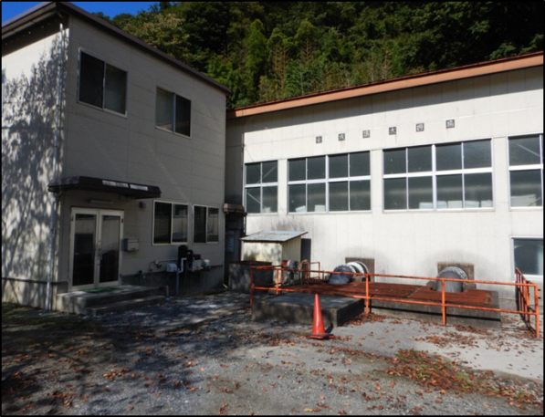 写真:取水口に隣接する金城揚水場