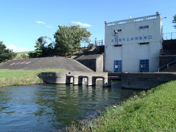 写真:朝日取水口