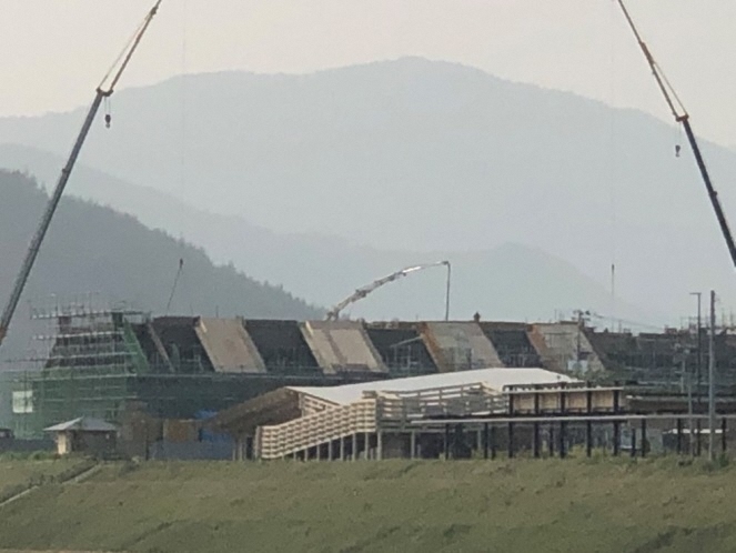 写真:建設中の博物館2