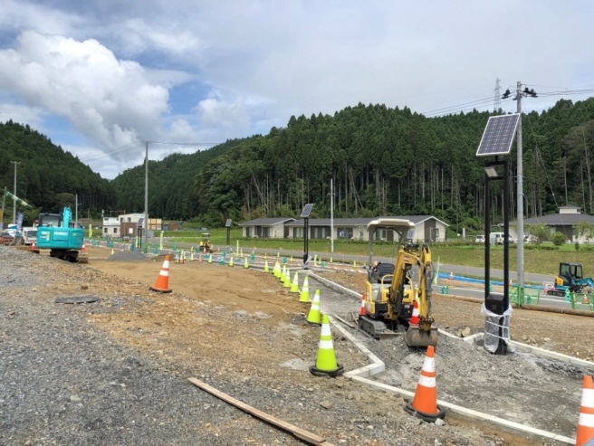 写真:整備中の20号緑地