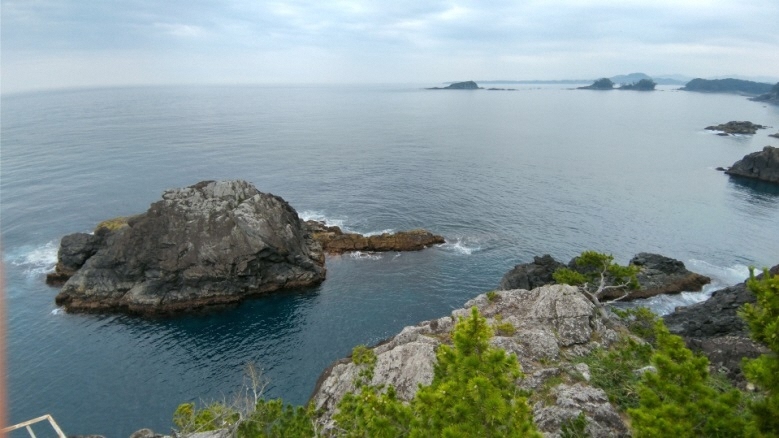 写真:黒崎仙峡展望台から