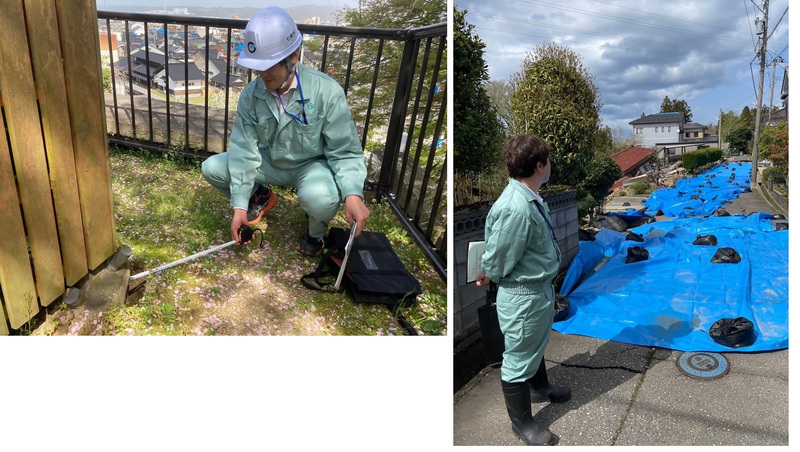 写真:中長期派遣者の業務