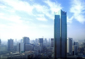 写真:南京のビル群