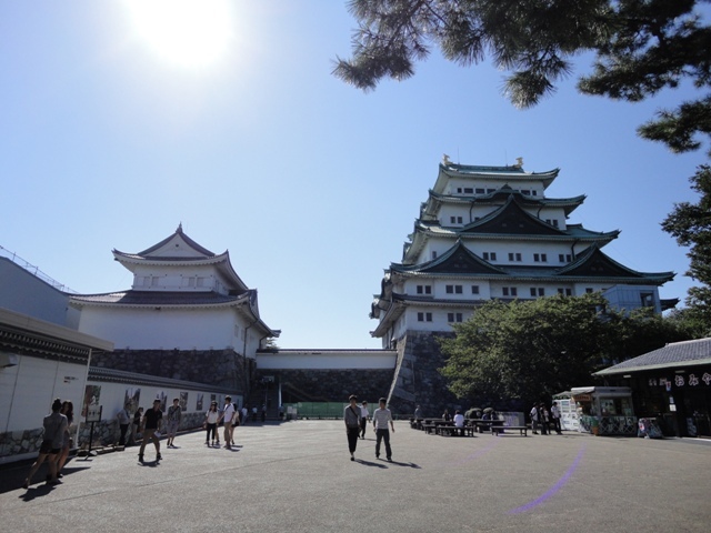 写真:名古屋城本丸からみた名古屋城天守
