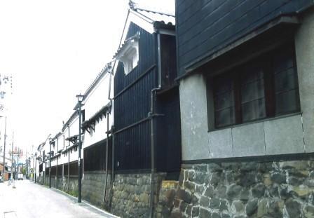 四間道の町並みの写真