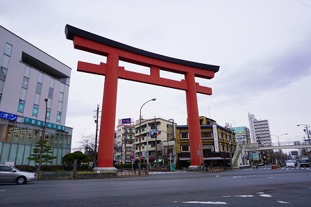 中村の大鳥居の写真