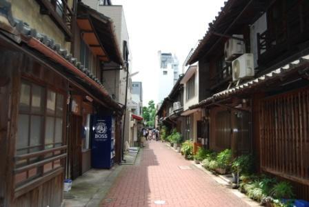 旧南大津通三丁目の小路の写真