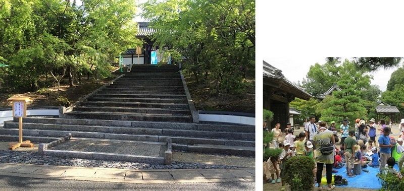高針の丘にある蓮教寺の写真