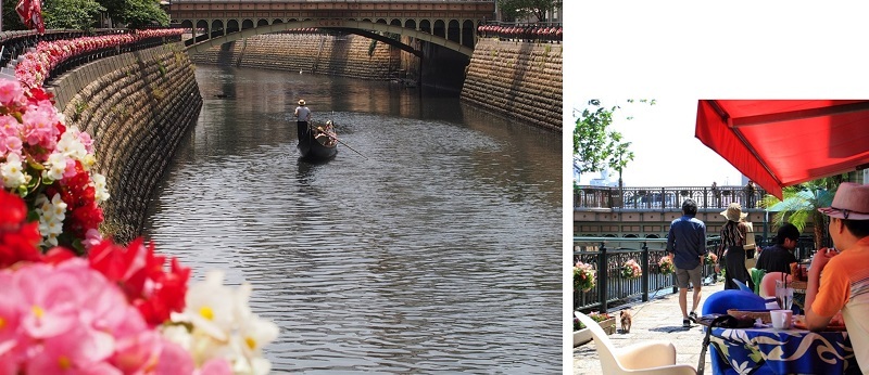 堀川散歩　錦橋から納屋橋の写真