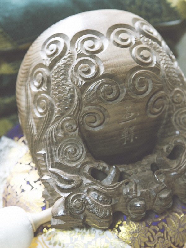 写真：尾張仏具木魚