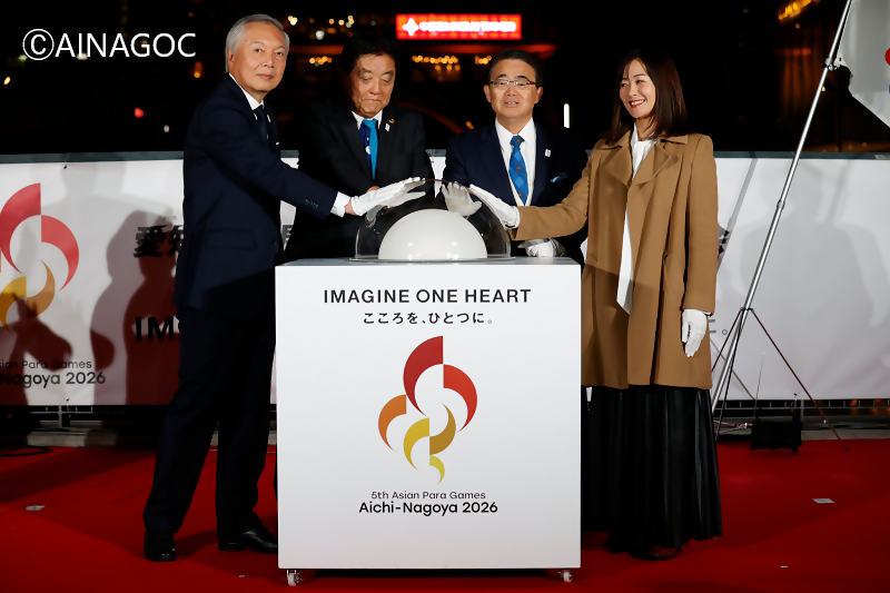 中部電力MIRAI TOWER点灯式の写真