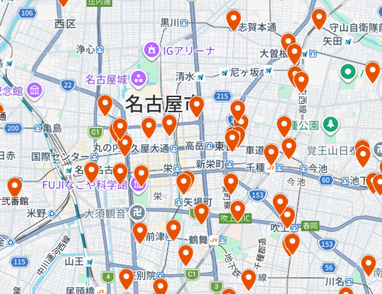 認定マンションMAPのイメージ図
