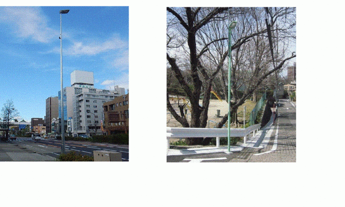 写真:街路灯の例