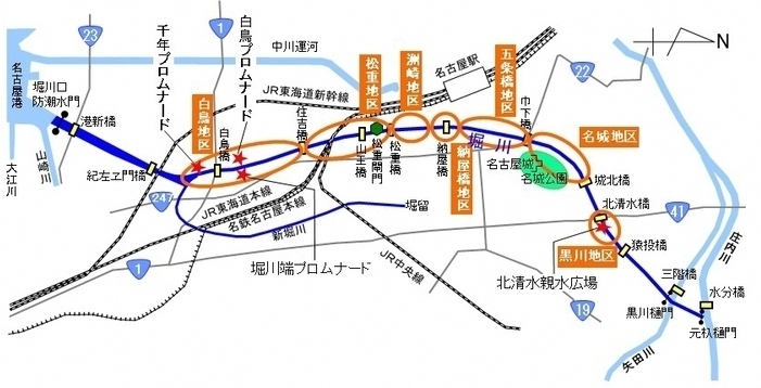 地図:整備位置図