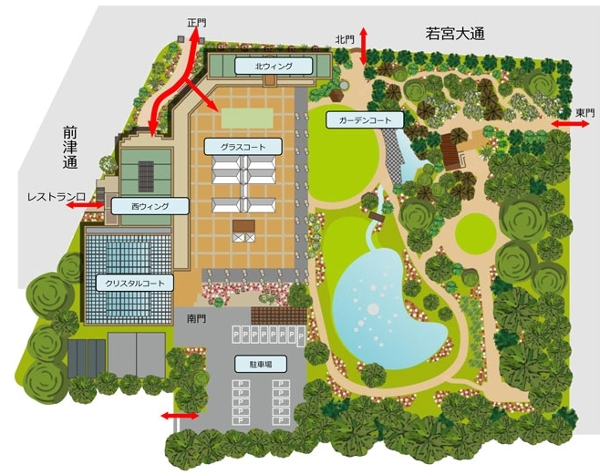 イラスト：園内マップ