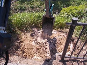 写真：施肥の様子2