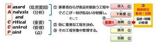 イラスト:HACCPに関する説明