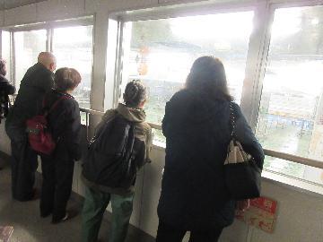 写真:市場の見学