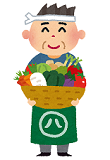 八百屋さんのイラスト