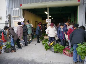 写真:日比津わくわく市の様子