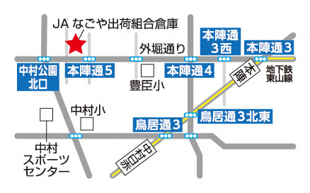 日比津わくわく市の地図