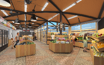 写真:なご八市場イメージ図