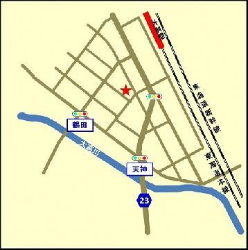 オサムファームの地図