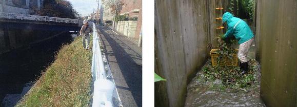 写真：河川・水路・ため池の維持管理