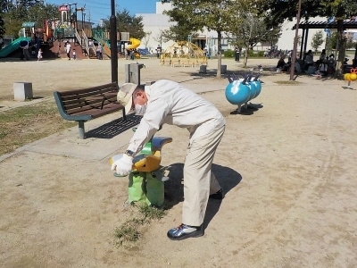 写真：点検の様子