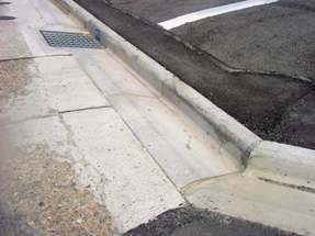 側溝の改良の写真