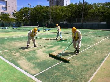 神宮東公園テニスコート管理の写真