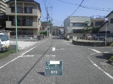 路肩カラー舗装をする前の写真