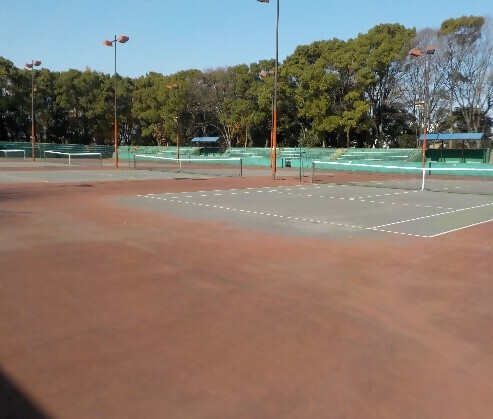 稲永公園テニスコートの写真です