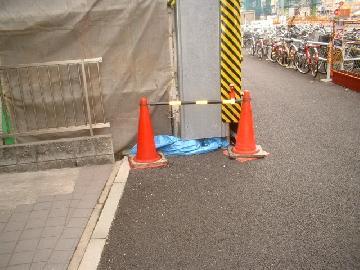 工事用足場の写真です。