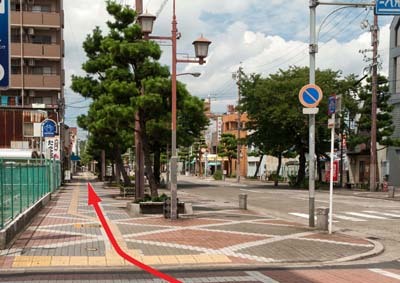 写真：中村公園緑道の南端