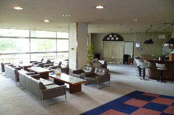 写真:セントラル・ロッジ内ラウンジ