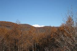 写真:展望台から乗鞍岳