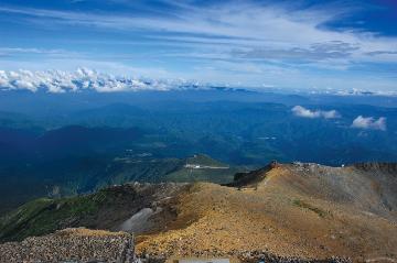 写真:御嶽山の風景(王滝村方面)