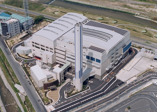 猪子石工場の外観写真