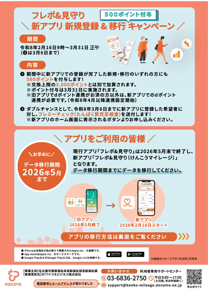 キャンペーンのチラシ