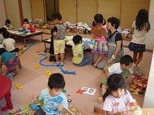 預かり保育の様子の写真