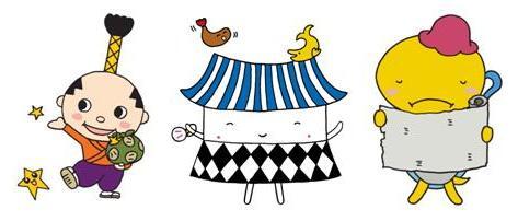 イラスト：名古屋開府400年祭マスコットキャラクター