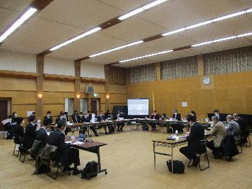 会議の様子(第8回市民会館の整備検討懇談会)