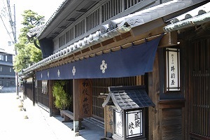 有松の町並みの写真