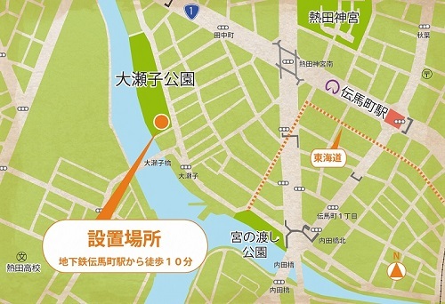 地図：設置場所案内図