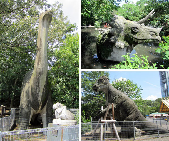 写真:東山動物園恐竜像
