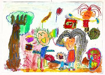 吹上幼稚園 金子実来さんの作品の写真