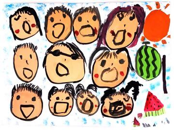 西山台幼稚園 行望花さんの作品の写真