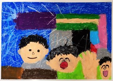 東名幼稚園 仲田怜史さんの作品の写真