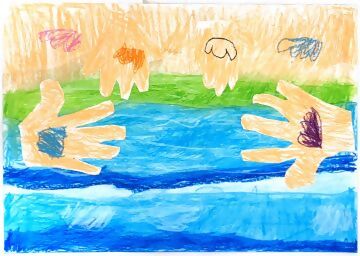 第一幼稚園 鈴木望月さんの作品の写真